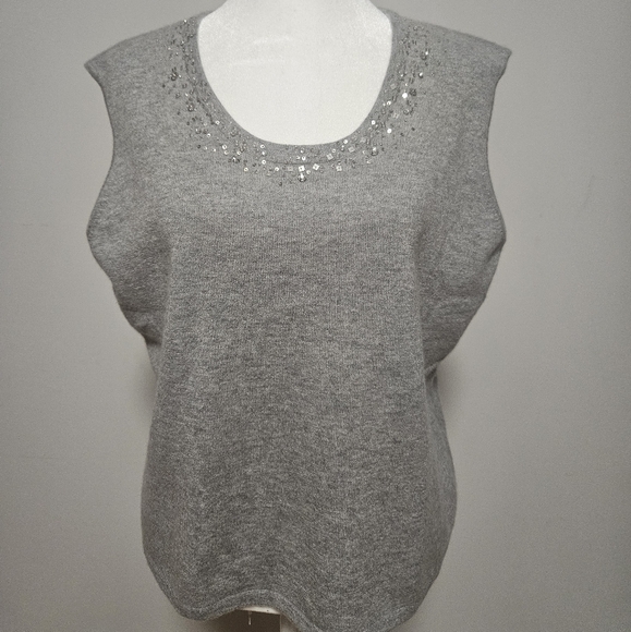 Escada cashmere 100% sleeveless top - Picture 1 of 8